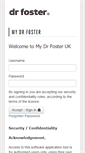 Mobile Screenshot of my.drfoster.co.uk